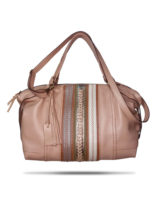 Bolsa 2 Alças Bordado Vertical